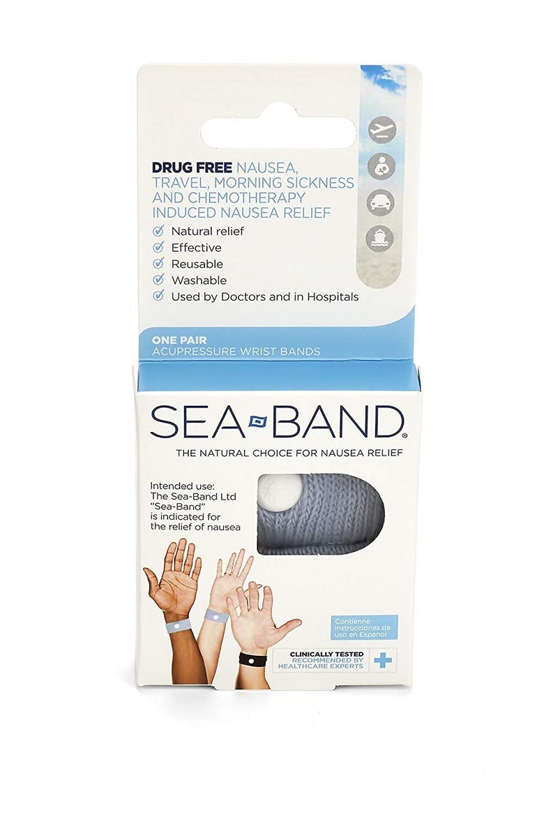 Sea-Band Sea-Band Acupressure Wrist Bands, 3 Pairs - Image 1